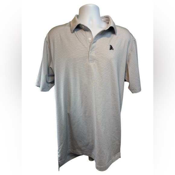 Dunning Golf Other - Dunning Golf Polo Shirt Men’s Size XL Striped Shirt Short Sleeve